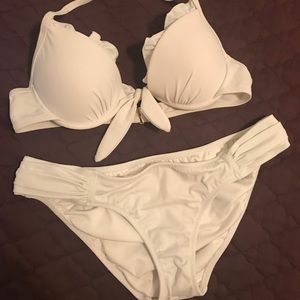 Charlotte Russe Top, Victoria Secret Bottoms